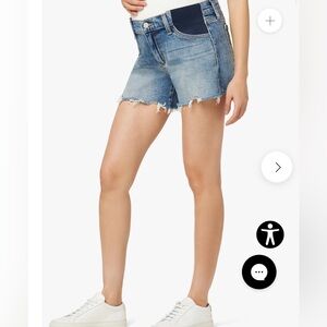 Joe's Jeans Distressed Blue Jean Shorts Maternity NWT